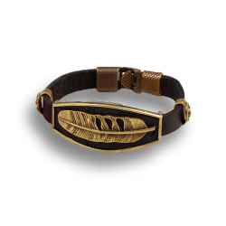 Vyriška odinė apyrankė VA0014